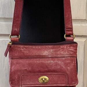 Elegant Burgundy Shoulder Bag